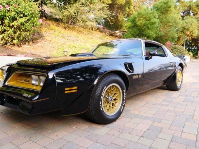 1978 Black Pontiac Trans Am