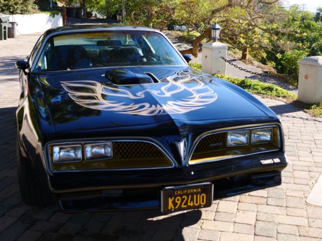 1978 Black Pontiac Trans Am