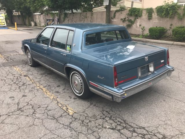1986 Blue Cadillac DeVille Sedan