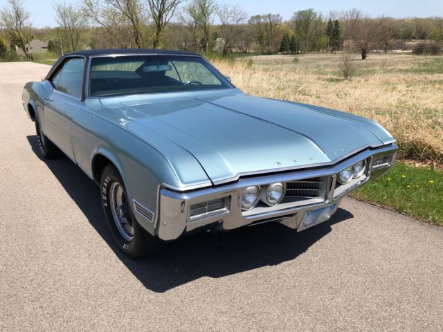 1969 Blue Buick Riviera Coupe