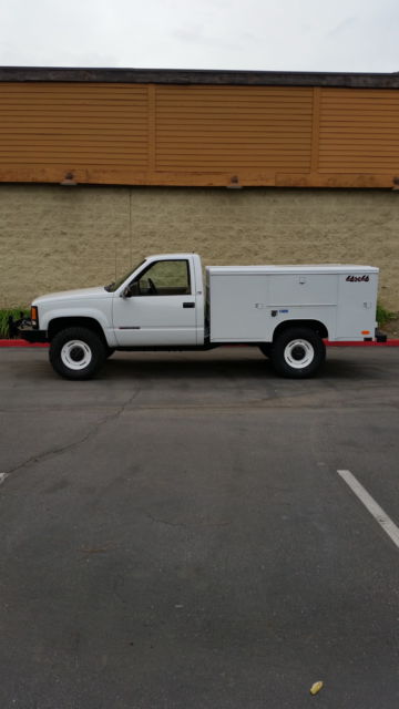 1993 White GMC Sierra 3500 Standard Cab Pickup