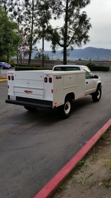 1993 White GMC Sierra 3500 Standard Cab Pickup