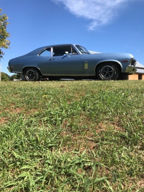 1972 Blue Chevrolet Nova