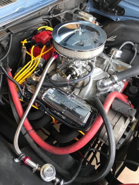 1972 Blue Chevrolet Nova
