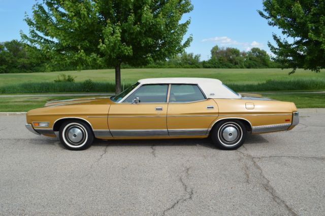 1972 Medium Gold metallic Ford LTD Sedan