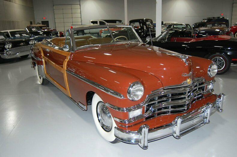1949 Brown Chrysler Town & Country Woody Convertible Convertible