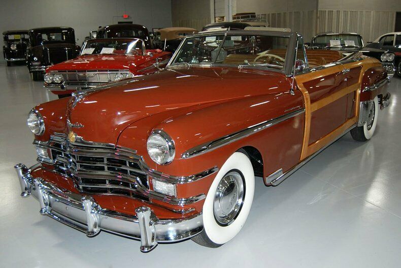 1949 Brown Chrysler Town & Country Woody Convertible Convertible