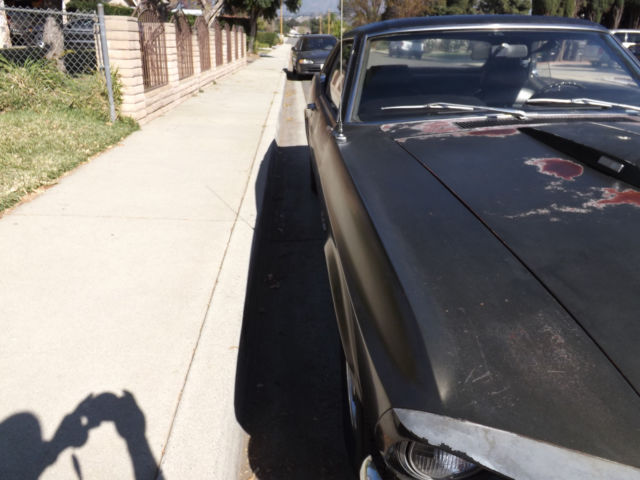 1969 jade black Ford Mustang