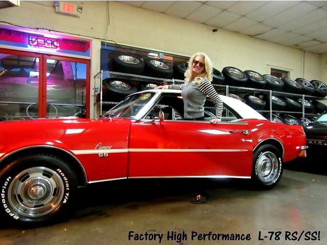 1968 Red Chevrolet Camaro Coupe