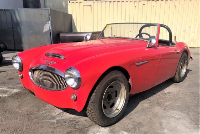 1962 Red Austin-Healey 3000 Tri-Carb Convertible
