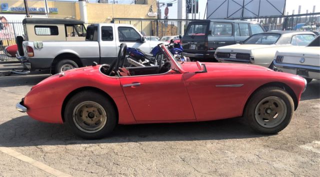 1962 Red Austin-Healey 3000 Tri-Carb Convertible