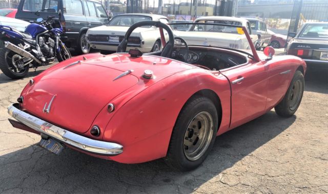1962 Red Austin-Healey 3000 Tri-Carb Convertible