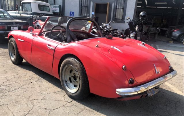 1962 Red Austin-Healey 3000 Tri-Carb Convertible