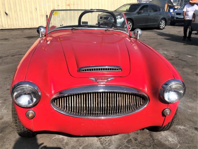 1962 Red Austin-Healey 3000 Tri-Carb Convertible