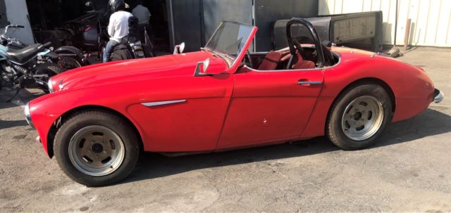 1962 Red Austin-Healey 3000 Tri-Carb Convertible