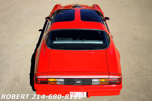 1981 Red Chevrolet Camaro Coupe