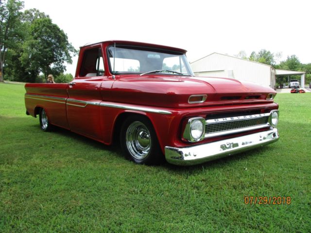 1966 Red Chevrolet C-10