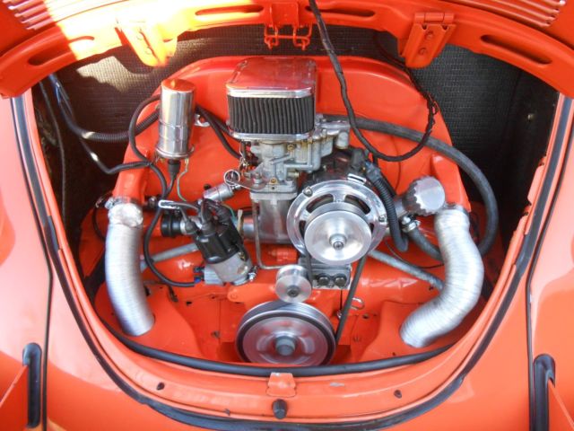 1976 Orange Volkswagen Beetle - Classic Coupe