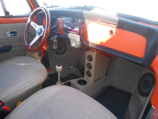 1976 Orange Volkswagen Beetle - Classic Coupe
