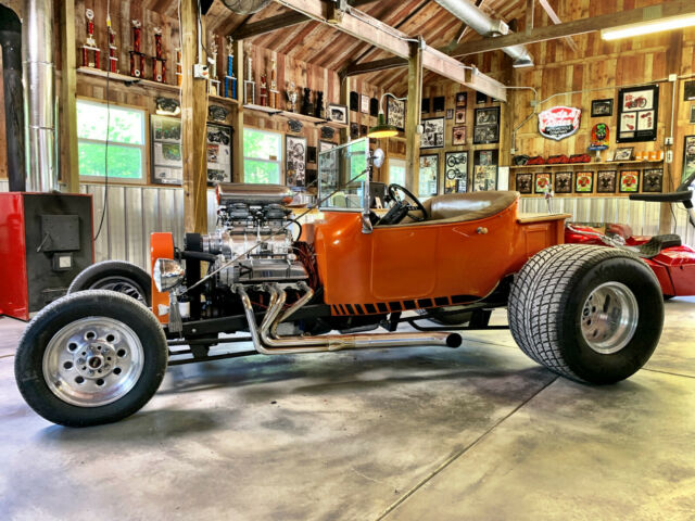 1923 Orange Ford Model T Convertible