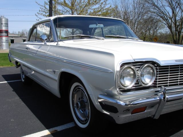 1964 Ermine White Chevrolet Impala Coupe
