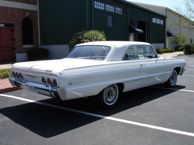 1964 Ermine White Chevrolet Impala Coupe