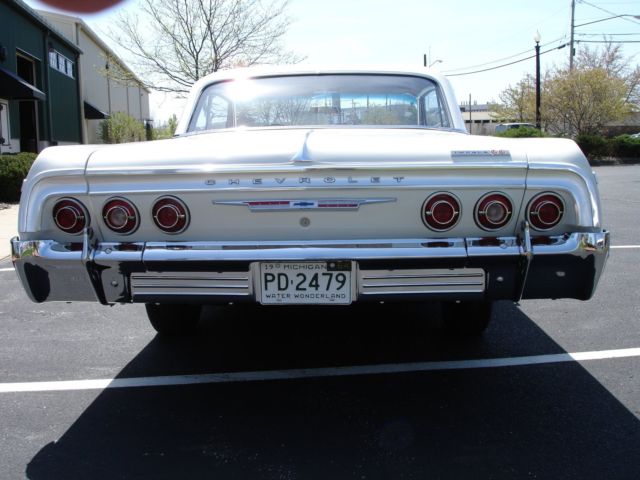 1964 Ermine White Chevrolet Impala Coupe
