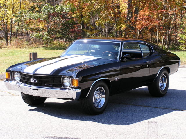1972 Black Chevrolet Chevelle