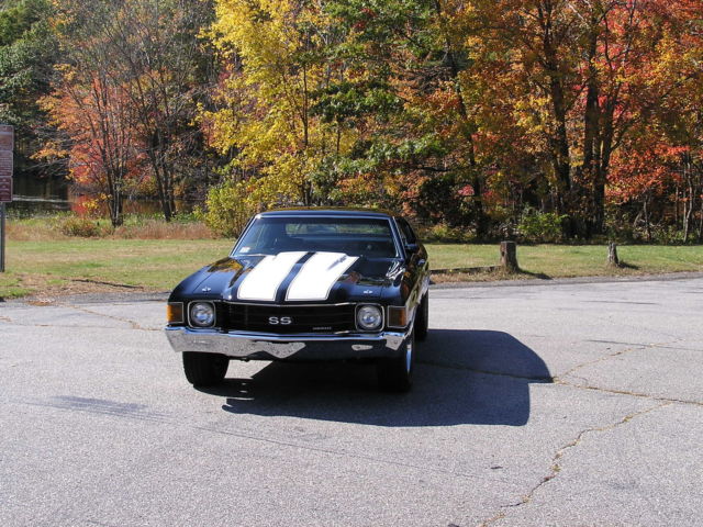 1972 Black Chevrolet Chevelle