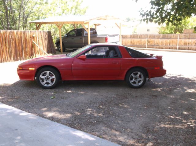 1991 Red Toyota Supra Hatchback