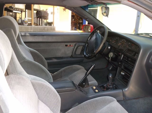 1991 Red Toyota Supra Hatchback