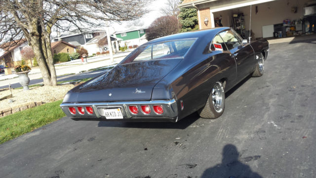 1968 Gray Chevrolet Impala Coupe