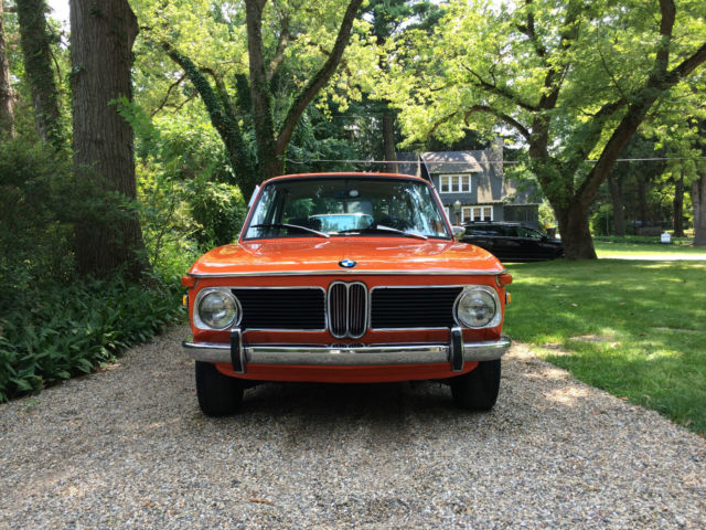 1972 Inca Red BMW 2002 2 door
