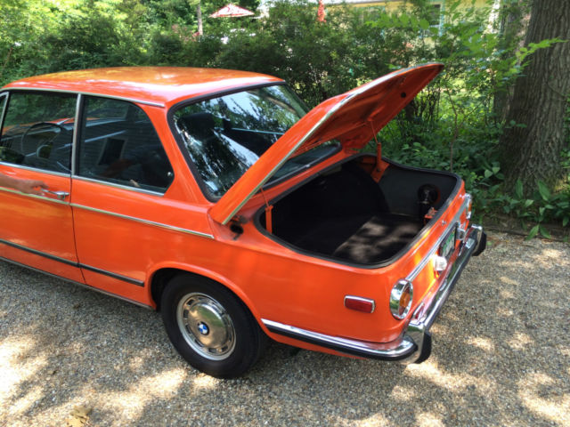 1972 Inca Red BMW 2002 2 door