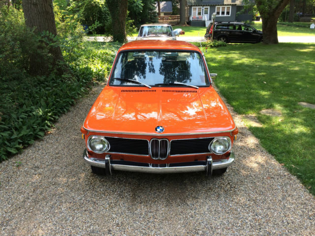 1972 Inca Red BMW 2002 2 door