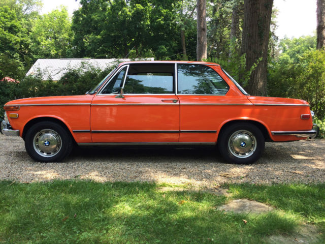 1972 Inca Red BMW 2002 2 door