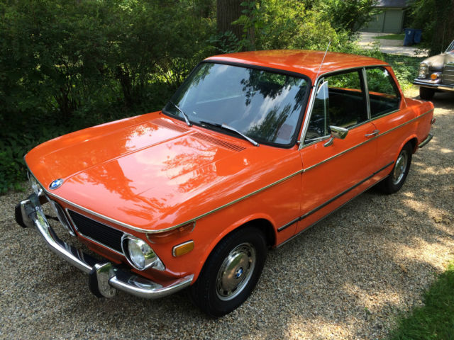 1972 Inca Red BMW 2002 2 door