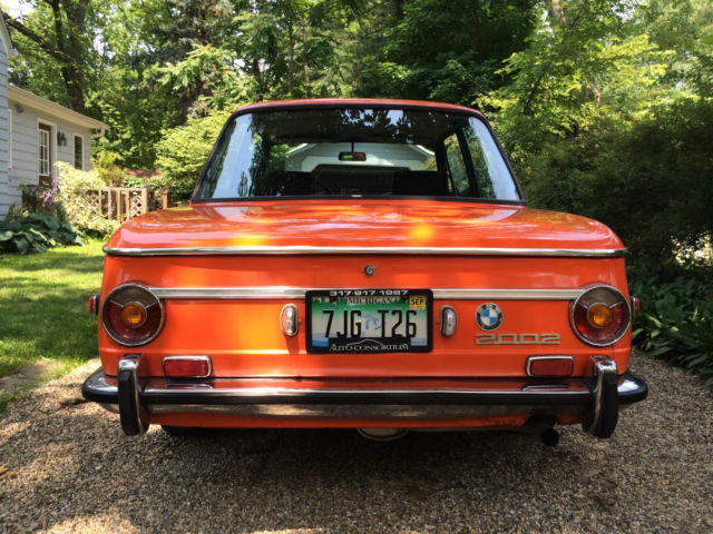 1972 Inca Red BMW 2002 2 door