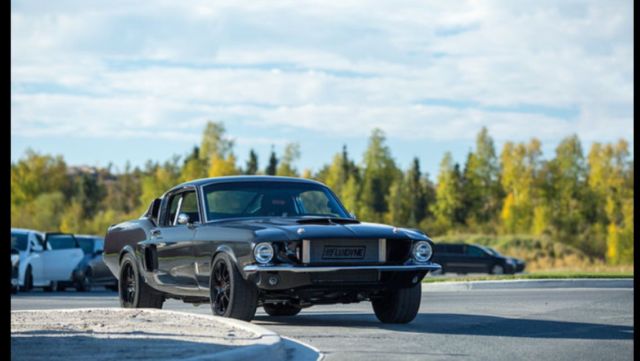 1967 Black Metallic Pearl Ford Mustang Fastback