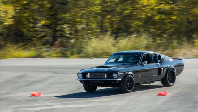 1967 Black Metallic Pearl Ford Mustang Fastback
