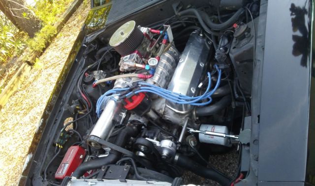 1985 Black Ford Mustang T Top