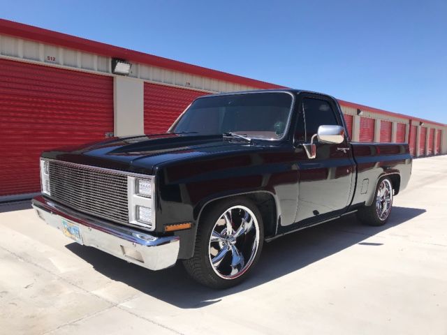 1982 Black Chevrolet C-10