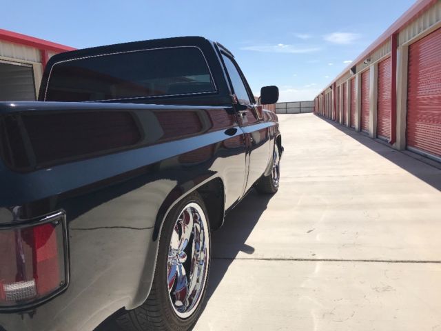 1982 Black Chevrolet C-10