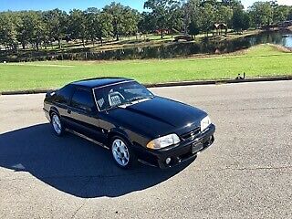 1993 Black Ford Mustang Hatchback