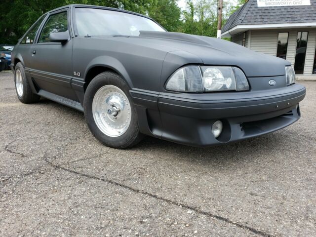 1988 Black Ford Mustang