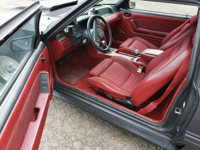 1988 Black Ford Mustang