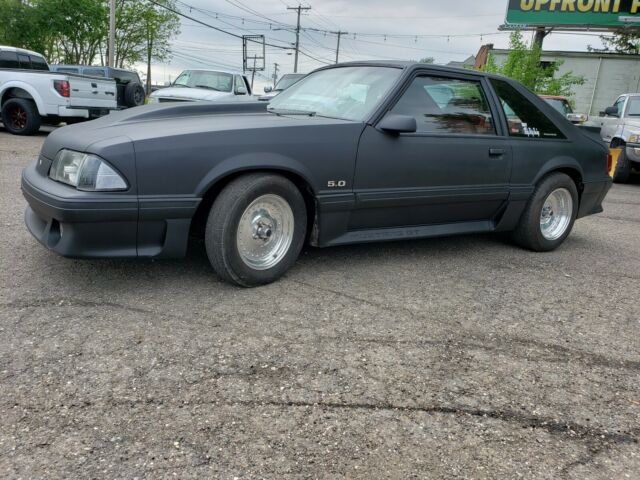 1988 Black Ford Mustang