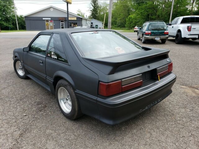 1988 Black Ford Mustang