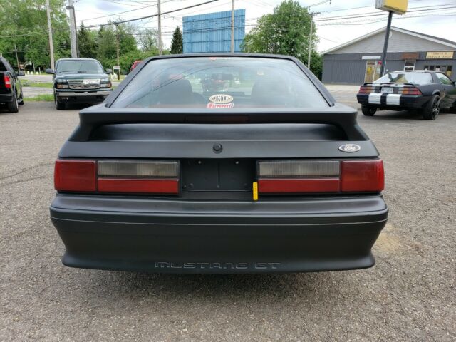 1988 Black Ford Mustang