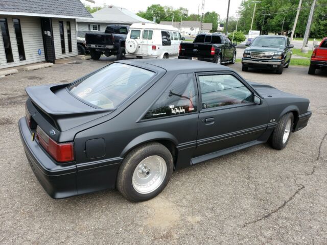1988 Black Ford Mustang